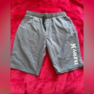 Hurley Kids Athletic Shorts in Gray